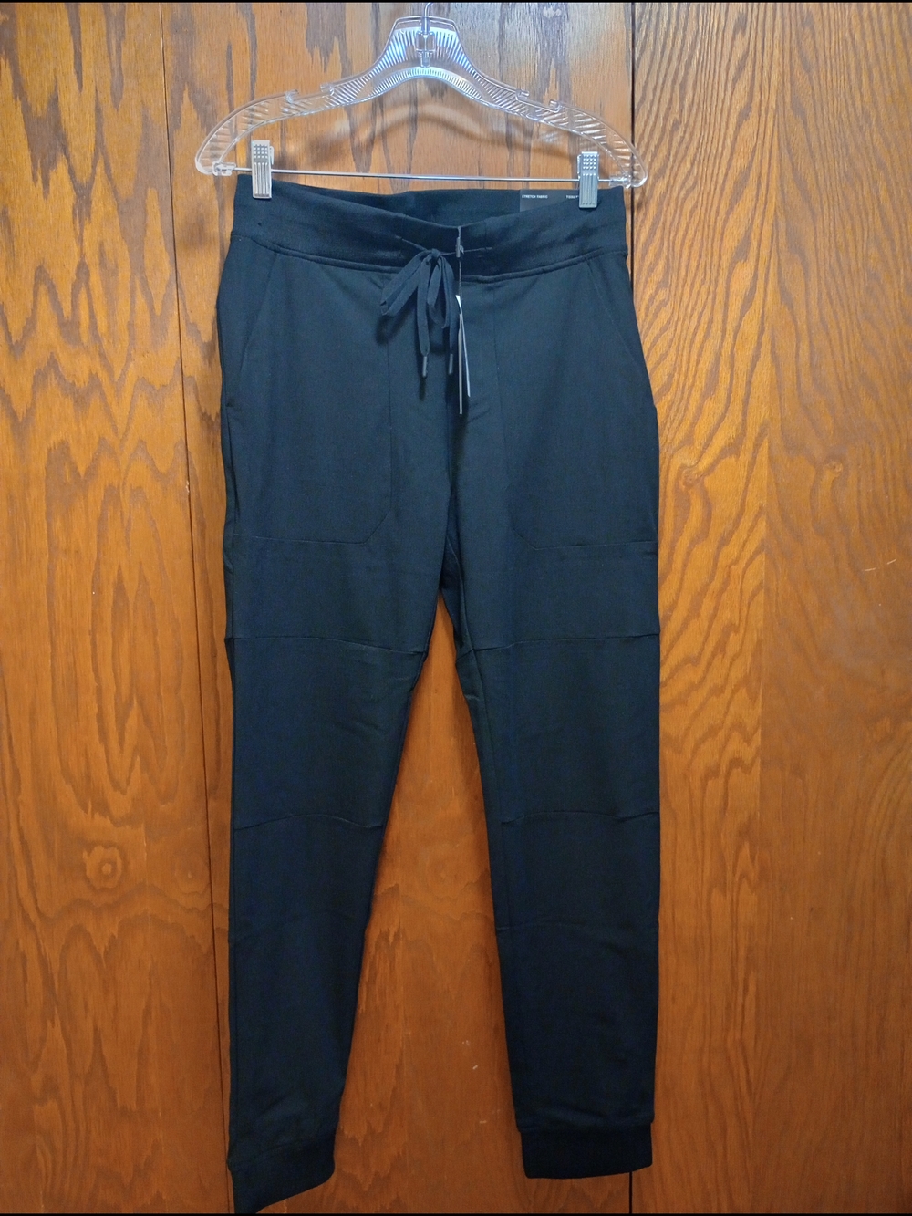 CSG Woman's Black Drawstring Jogger Pants.